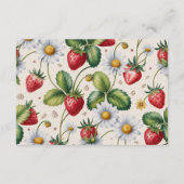 Fresh Berry Gingham Diapper Raffle エンクロージャーカード (裏面)