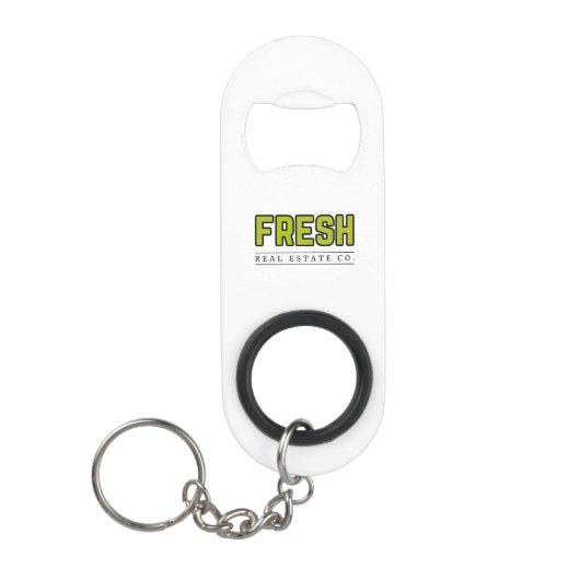 FRESH Bottle Opener w/ Keychain (mini) キーホルダー栓抜き (正面)
