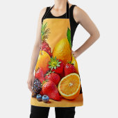 Fresh Bounty: Vibrant Fruit Harvest Design  エプロン (インサイチュ)