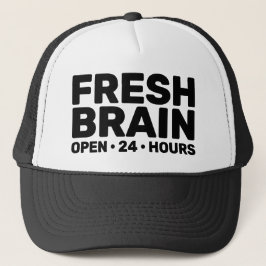 Fresh Brain™ トラッカーハット (大きいサイズのデザイン)