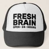 Fresh Brain™ Trucker Hat (large size design) キャップ (正面)