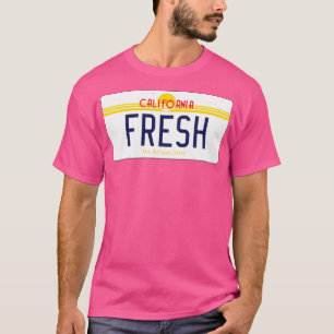 FRESH Californiaヴィンテージライセンスプレート Tシャツ