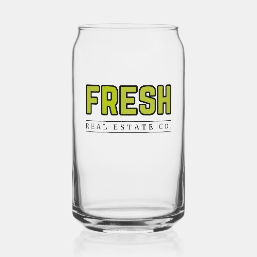 FRESH Can Glass ガラス缶 (正面)