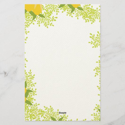 Fresh & Cheerful Writing Paper 便箋 (裏面)