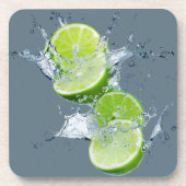 Fresh Citrus Coaster Set- Lime Design コースター (正面)