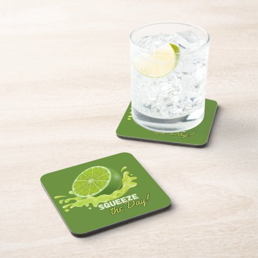 Fresh Citrus Coaster Set- Lime Design コースター (右側)
