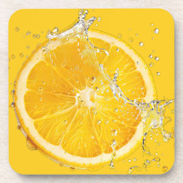 Fresh Citrus Coaster Set- Orange Design コースター