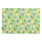 Fresh citrus fruits Lemon Orange Modern. 枕カバー (裏面)