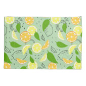 Fresh citrus fruits Lemon Orange Modern. 枕カバー (裏面)