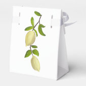Fresh Citrus Painted Lemons Modern Mediterranean フェイバーボックス (裏面サイド)