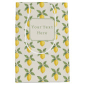 Fresh Citrus Personalized Party Bag ミディアムペーパーバッグ (正面)