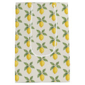 Fresh Citrus Personalized Party Bag ミディアムペーパーバッグ (裏面)