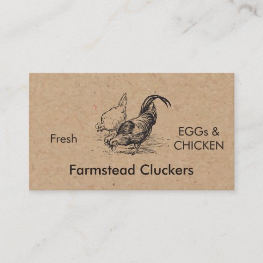 Fresh & Farm-Fresh Eggs from Local Egg Farms 名刺 (正面)