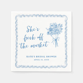 Fresh Farmers Off the Market Bridal Shower スタンダードカクテルナプキン