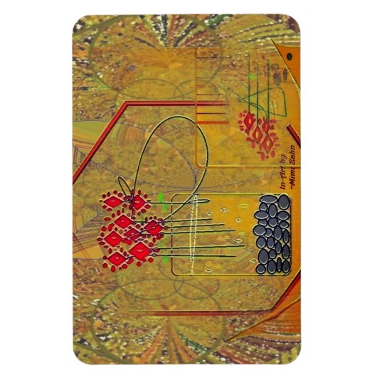 "Fresh Flowers Always Make My Day" Magnet マグネット (縦)