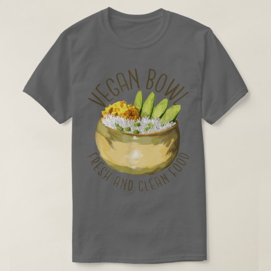 Fresh Food Vegan Gifts Vegetarian Sayings Tシャツ (デザイン正面)