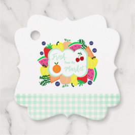 Fresh From The Market Bridal Shower フェイバータグ