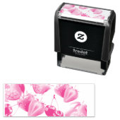 Fresh Fruit Pattern – Strawberry, Cherry & Mango A セルフインキングスタンプ (インサイチュ)