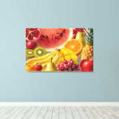 Fresh Fruits Canvas Wall Art キャンバスプリント (インサイチュ (ウッドフロア))