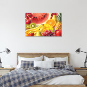 Fresh Fruits Canvas Wall Art キャンバスプリント (インサイチュ (寝室))