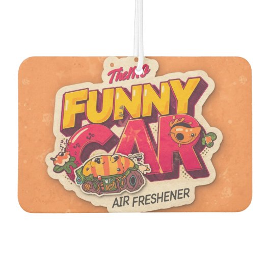 Fresh & Funny™ – 笑える車用芳香剤 カーエアーフレッシュナー (正面)