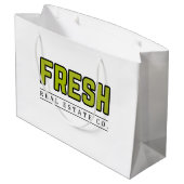 FRESH Glossy Gift Bag (large) ラージペーパーバッグ (裏面アングル)