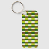 Fresh Grass Color Scheme in Blocks キーホルダー (正面)
