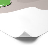 Fresh Green Apple Harvest Barrel Granny Smith ポスター (角)