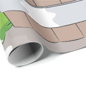 Fresh Green Apple Harvest Barrel Granny Smith ラッピングペーパー (ロールコーナー)