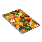Fresh Harvest |  Fruits Pattern  ノートブック (右側)
