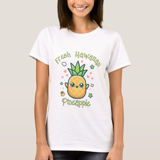 Fresh Hawaiian Pineapple T-Shirt Tシャツ (正面)