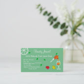 Fresh Juice Shop Name Card Jewel 名刺 (スタンド正面)