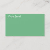 Fresh Juice Shop Name Card Jewel 名刺 (裏面)