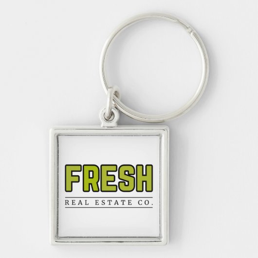 FRESH Keychain (Silver Frame) キーホルダー (正面)