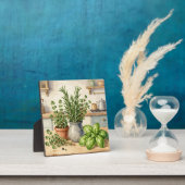 Fresh Kitchen Herbs Watercolor  フォトプラーク (インサイチュ)