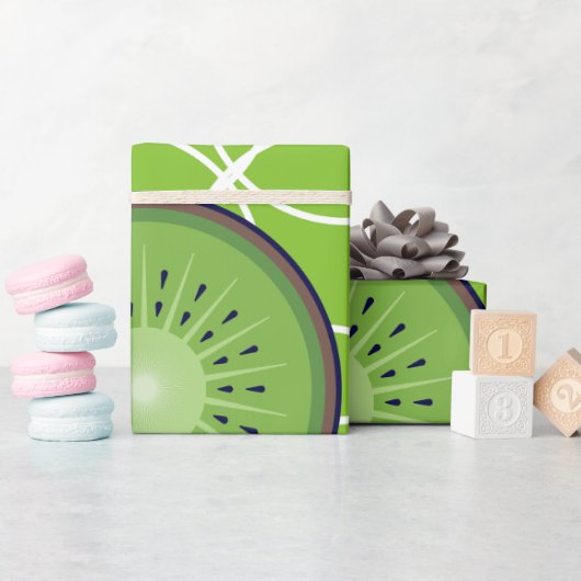 Fresh Kiwi Delight Wrapping Paper ラッピングペーパー (ベビーシャワー)