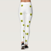 "Fresh Kiwis on White Background – Minimalist Frui レギンス (裏面)
