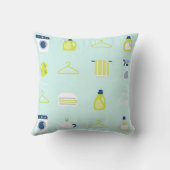 Fresh Laundry Day Pattern クッション (裏面)