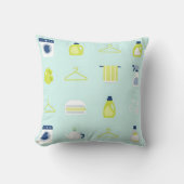Fresh Laundry Day Pattern クッション (正面)