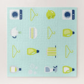 Fresh Laundry Day Pattern ジグソーパズル (横)