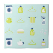Fresh Laundry Day Pattern タイル (正面)