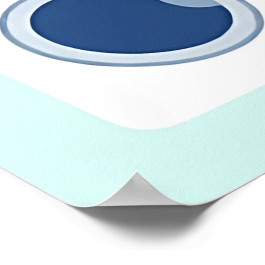 Fresh Laundry Day Pattern ポスター (角)