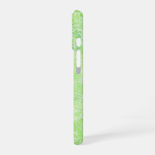 Fresh Leaf Harmony Phone Case iPhone 16ケース (左側面)