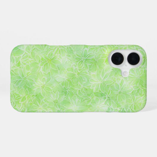 Fresh Leaf Harmony Phone Case iPhone 16ケース (裏面横)