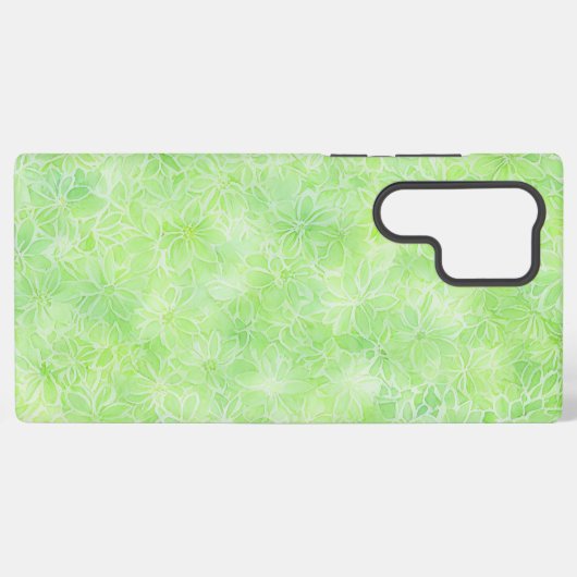 Fresh Leaf Harmony Phone Case Samsung Galaxyケース (裏面横)