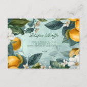 Fresh Lemon Grove Baby Shower Diapper Raffle エンクロージャーカード (正面)