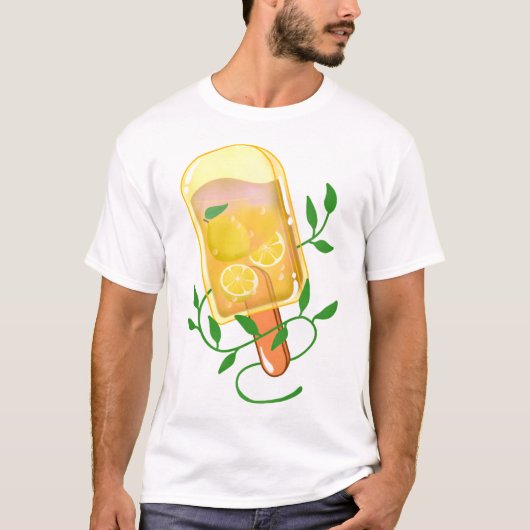 Fresh Lemon Ice Pop  Tシャツ (正面)