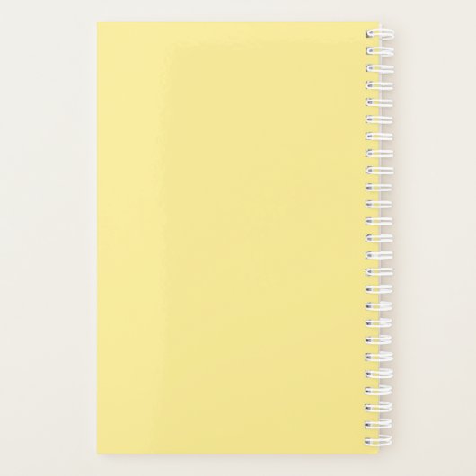 Fresh Lemon Notebook プランナー手帳 (裏面)