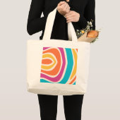 Fresh Lemon Pattern Tote Bag – Citrus Summer Desig ラージトートバッグ (正面(商品))