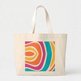 Fresh Lemon Pattern Tote Bag – Citrus Summer Desig ラージトートバッグ